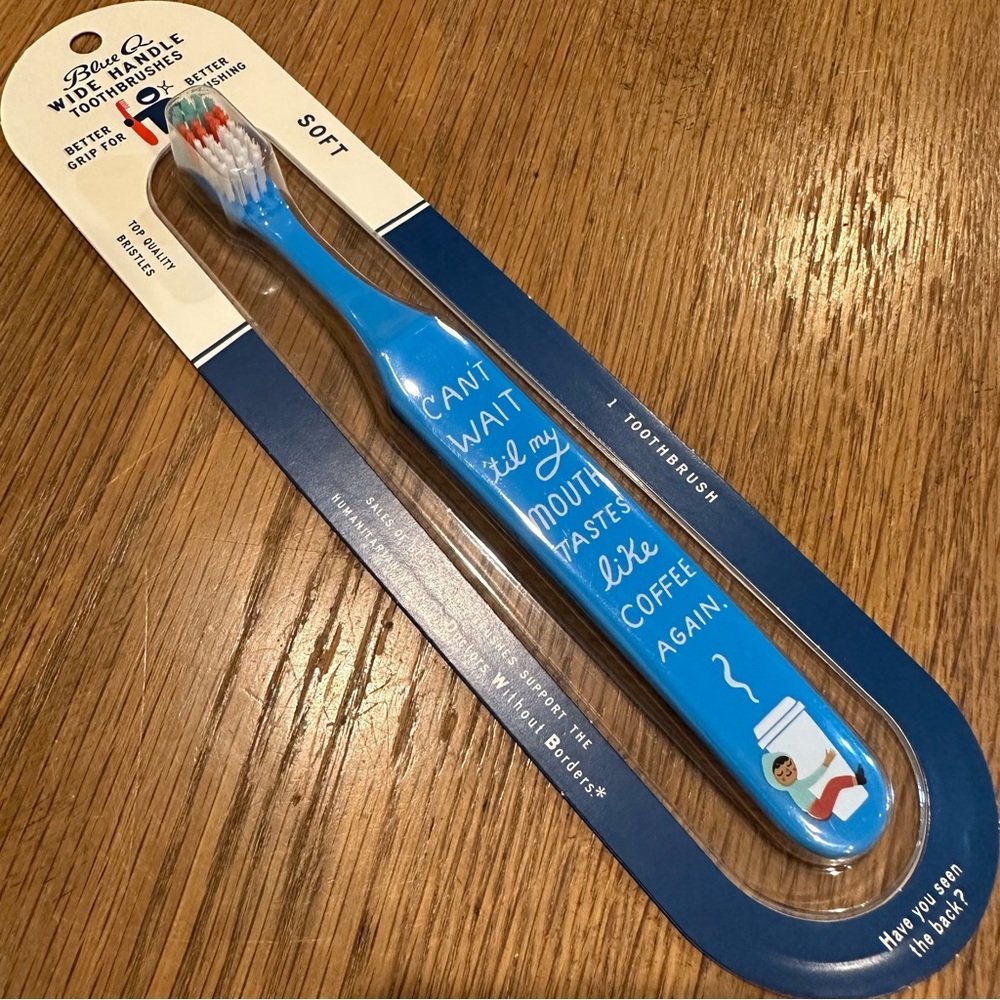 Blue Q Toothbrush - Tastes Like Coffee